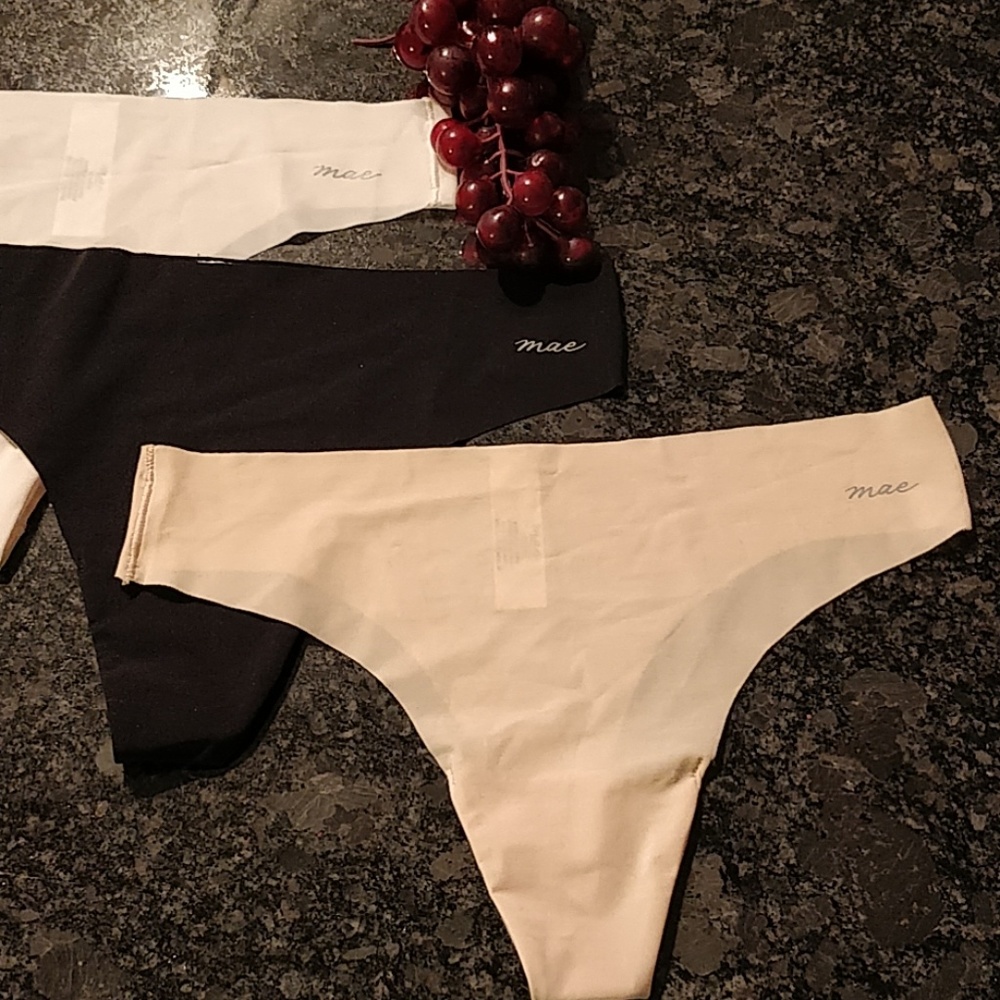 No Show Edge Thong, 3-Pack